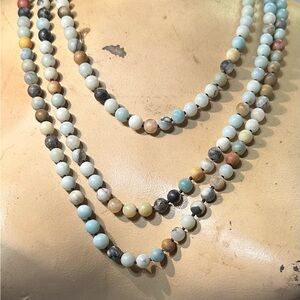 Stone beaded necklace